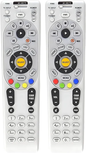 2 Pack Buck AT&T DirecTV RC66RX IR/RF Universal Programmable Remote Control DirecTV Remote Control Replacement for R16, R22, H21, H22, H23, H24, HR21, HR22, HR23, HR24, HR34, and C31 Receiver 2 Pack Buck AT&T DirecTV RC66RX IR/RF Universal Programmable Remote Control DirecTV Remote Control Replacement for R16, R22, H21, H22, H23, H24, HR21, HR22, HR23, HR24, HR34, and C31 Receiver