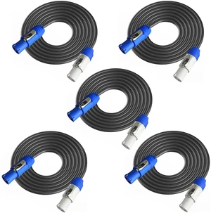 5Pack PowerCon Power Cable AC PowerCon Input to Output 12AWG 3 Pin Power Extension Cable for LED Screen Beam Moving Head Light, Stage Light Power,Audio Video Equipment and More-6FT 5Pack PowerCon Power Cable AC PowerCon Input to Output 12AWG 3 Pin Power Extension Cable for LED Screen Beam Moving Head Light, Stage Light Power,Audio Video Equipment and More-6FT