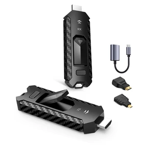 Wireless HDMI PRO- Transmitter and Receiver, Portable Multi-TVs Extender Kit, Plug and Play, Heat-Control, 5.8G/2.4G @60Hz 165FT/50M, Wirelessly Stream Video/PPT from Laptop to Multiple HDTVs/Monitors Wireless HDMI PRO- Transmitter and Receiver, Portable Multi-TVs Extender Kit, Plug and Play, Heat-Control, 5.8G/2.4G @60Hz 165FT/50M, Wirelessly Stream Video/PPT from Laptop to Multiple HDTVs/Monitors