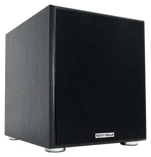 Rock Shaker 10 Black 600W Powered Subwoofer, Class-D Amp, Adjustable Crossover, MDF Enclosure, for Home Theater and Studio Rock Shaker 10 Black 600W Powered Subwoofer, Class-D Amp, Adjustable Crossover, MDF Enclosure, for Home Theater and Studio