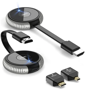 Wireless HDMI Transmitter and Receiver 4K, Streaming Smooth Media Video/Audio 5G HDMI Wireless Extender for Laptop, Camera, Cable Box, DVD, Phone to Monitor, Projector, HDTV 165FT Wireless HDMI Transmitter and Receiver 4K, Streaming Smooth Media Video/Audio 5G HDMI Wireless Extender for Laptop, Camera, Cable Box, DVD, Phone to Monitor, Projector, HDTV 165FT