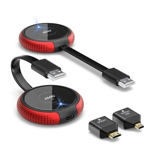 Wireless HDMI Transmitter and Receiver 4K, Casting 5G Stable Video/Audio Wireless HDMI Extender Kit for PC, Laptop, Camera, TV Box, Smartphone, PS5 to Monitor, Projector, HDTV 165FT/50M Wireless HDMI Transmitter and Receiver 4K, Casting 5G Stable Video/Audio Wireless HDMI Extender Kit for PC, Laptop, Camera, TV Box, Smartphone, PS5 to Monitor, Projector, HDTV 165FT/50M