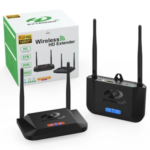 Wireless HDMI Transmitter and Receiver 4K Decoding 1080P 60HZ, 656 FT, HDMI Loop-Out, IR Extend, Dual Cooling Systems, 8 Channels, 1 TX to 3 RXS, Streaming from STB,PC,CCTV to TV,Projector,Monitor Wireless HDMI Transmitter and Receiver 4K Decoding 1080P 60HZ, 656 FT, HDMI Loop-Out, IR Extend, Dual Cooling Systems, 8 Channels, 1 TX to 3 RXS, Streaming from STB,PC,CCTV to TV,Projector,Monitor