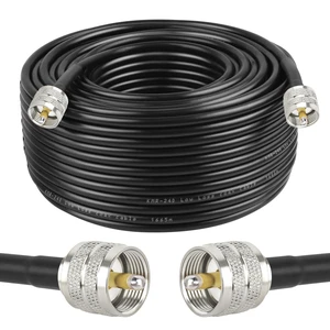 RG8x Coaxial Cable 150ft,CB Coax Cable 50 Ohm,UHF PL259 Male to Male Low Loss CB Antenna Extension for HAM Radio,VHF Radio,SWR Meter,Dummy Load,Antenna Analyzer RG8x Coaxial Cable 150ft,CB Coax Cable 50 Ohm,UHF PL259 Male to Male Low Loss CB Antenna Extension for HAM Radio,VHF Radio,SWR Meter,Dummy Load,Antenna Analyzer