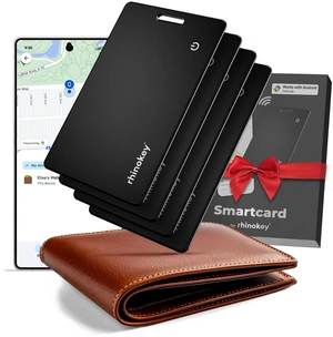 ® Wallet Tracker Card (Android Only) 0.07in Slim Rechargeable Smart Tracking Card Works with Google's Find Hub IP68 Item Finder with Key Chain Hole for Luggage Tags (4 Pack - Android) ® Wallet Tracker Card (Android Only) 0.07in Slim Rechargeable Smart Tracking Card Works with Google's Find Hub IP68 Item Finder with Key Chain Hole for Luggage Tags (4 Pack - Android)