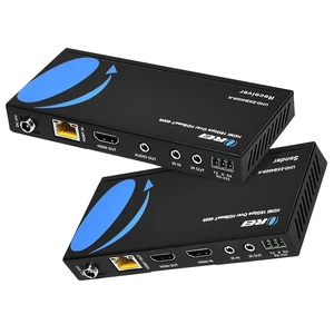 4K HDMI over Ethernet Extender Balun - HDBaseT UltraHD 4K @ 60Hz 4:4:4 CAT5e/6/7 Cable with HDR, CEC & IR Control, RS-232 Up to 400 Ft Loop Out POC Audio Out (UHD-EXB400R-K) 4K HDMI over Ethernet Extender Balun - HDBaseT UltraHD 4K @ 60Hz 4:4:4 CAT5e/6/7 Cable with HDR, CEC & IR Control, RS-232 Up to 400 Ft Loop Out POC Audio Out (UHD-EXB400R-K)