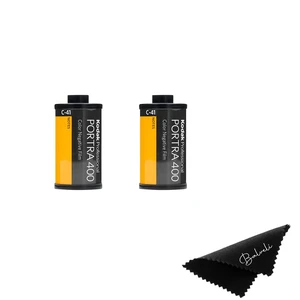 Kodak Portra 400 Film - 2 Pack of 36exp Rolls for 35mm Cameras with Premium Microfiber Cloth Kodak Portra 400 Film - 2 Pack of 36exp Rolls for 35mm Cameras with Premium Microfiber Cloth