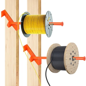 Spool Tools Stud Winder Wire Dispenser for Fast Load Dispensing of Wire Reels, Coils, Cables, Maximum Load of 300 Pounds (2 Pack) Spool Tools Stud Winder Wire Dispenser for Fast Load Dispensing of Wire Reels, Coils, Cables, Maximum Load of 300 Pounds (2 Pack)