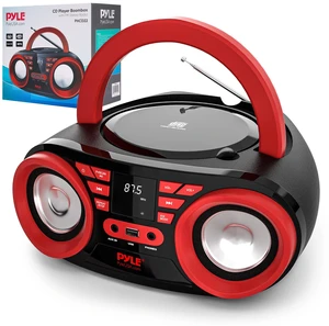 CD Player Portable, CD Players for Home, Portable CD Player, 50W Max Power, Bluetooth, USB, AUX, AM/FM Radio, Top-Loading, Includes AC/DC Power Cord, LED Display, 3+ Hr Battery Life CD Player Portable, CD Players for Home, Portable CD Player, 50W Max Power, Bluetooth, USB, AUX, AM/FM Radio, Top-Loading, Includes AC/DC Power Cord, LED Display, 3+ Hr Battery Life