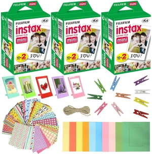 Instax Mini Instant Film & Plastic Desk Frames + 10 Paper Frames Plus 60 Sticker Frames (60 Sheets) Instax Mini Instant Film & Plastic Desk Frames + 10 Paper Frames Plus 60 Sticker Frames (60 Sheets)
