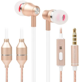Air Tube Headphones Air Tube Earbuds for Protection Airtube Headset with Microphone in Ear Earphones Wired Compatible with 3.5mm Jack for Safe and Healthy Listening - Gold Air Tube Headphones Air Tube Earbuds for Protection Airtube Headset with Microphone in Ear Earphones Wired Compatible with 3.5mm Jack for Safe and Healthy Listening - Gold