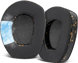 Cooling Gel Earpads Replacement for Sennheiser RS165/TR165/RS175/TR175/RS185/TR185/RS195/TR195(RS/TR 165 175 185 195 RF), Ear Pads Cushions for HDR165/175/185/195(HDR 195RF) - Black Gold Cooling Gel Earpads Replacement for Sennheiser RS165/TR165/RS175/TR175/RS185/TR185/RS195/TR195(RS/TR 165 175 185 195 RF), Ear Pads Cushions for HDR165/175/185/195(HDR 195RF) - Black Gold
