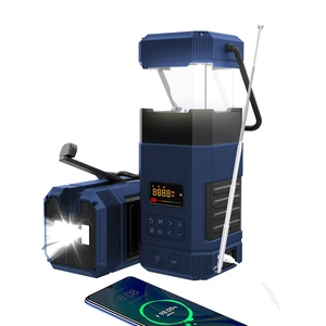 DF-585 Emergency LED Camping Lantern,IPX5 Waterproof Stereo Bluetooth Speaker,Hand Crank NOAA Weather Alert Radio with Solar,Portable AM FM Radio with Flashlight,5000mAH Cell Phone Charger DF-585 Emergency LED Camping Lantern,IPX5 Waterproof Stereo Bluetooth Speaker,Hand Crank NOAA Weather Alert Radio with Solar,Portable AM FM Radio with Flashlight,5000mAH Cell Phone Charger