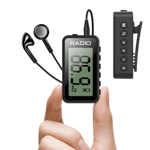 MI02 Pocket Mini FM Radio with Clip, Rechargeable Portable ThumbSized,Weights 21g,USB C Charging,Preset, Large LCD Screen,FM Tuner Receiver for Walking,Meeting, Racing MI02 Pocket Mini FM Radio with Clip, Rechargeable Portable ThumbSized,Weights 21g,USB C Charging,Preset, Large LCD Screen,FM Tuner Receiver for Walking,Meeting, Racing