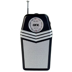 Retro Portable Transistor Pocket AM FM Radio, RETRO-1958, Black Telescoping Antenna, High-Fidelity Speaker, Headphone Jack, Battery Operated, Classic 1950s Design Retro Portable Transistor Pocket AM FM Radio, RETRO-1958, Black Telescoping Antenna, High-Fidelity Speaker, Headphone Jack, Battery Operated, Classic 1950s Design