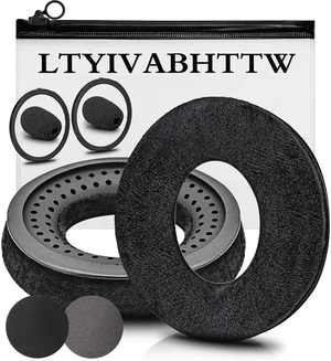 Earpads Compatible With DT 770, 880, 990, 1770 Pro, MMX 300, 1990 Pro, 177X, T 90 Headphones (Black Velour) Earpads Compatible With DT 770, 880, 990, 1770 Pro, MMX 300, 1990 Pro, 177X, T 90 Headphones (Black Velour)