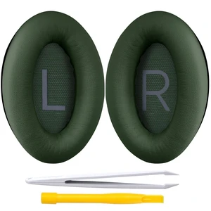 Replacement Ear Pads for Bose QC45, QC SE and New QC, Green Earpads Cushions with Softer Leather, Thicker Memory Foam, for QC45, QC SE, New QuietComfort Wireless Over Ear Headphones Replacement Ear Pads for Bose QC45, QC SE and New QC, Green Earpads Cushions with Softer Leather, Thicker Memory Foam, for QC45, QC SE, New QuietComfort Wireless Over Ear Headphones