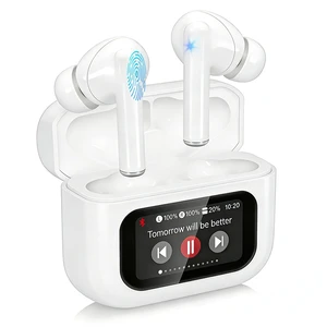Wireless Earbuds,Headphones with Multifunctional Touch Screen,White Touch screen,ANC/ENC Noise Cancelling,Bluetooth 5.4, IPX7 Waterproof,6 EQ stereo modes,for iOS Android Wireless Earbuds,Headphones with Multifunctional Touch Screen,White Touch screen,ANC/ENC Noise Cancelling,Bluetooth 5.4, IPX7 Waterproof,6 EQ stereo modes,for iOS Android