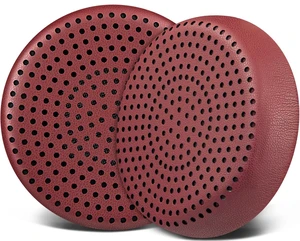Earpads Replacement for Skullcandy Grind Wired/Wireless Bluetooth On-Ear Headphones, Ear Pads Cushions with Softer Leather, Noise Isolation Foam - Burgundy