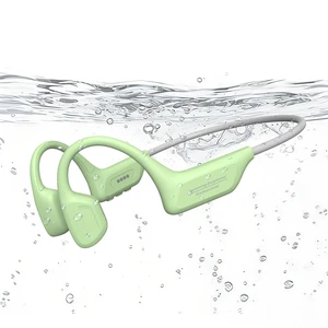 Swimming Headphones Underwater, Bone Conduction Swimming Headphones IPX8 Waterproof Open Ear Headphones with 32GB Built-in MP3, Bluetooth 6.0 Dual Mode, Dual Device Pairing, Magnetic Charging(Green Swimming Headphones Underwater, Bone Conduction Swimming Headphones IPX8 Waterproof Open Ear Headphones with 32GB Built-in MP3, Bluetooth 6.0 Dual Mode, Dual Device Pairing, Magnetic Charging(Green