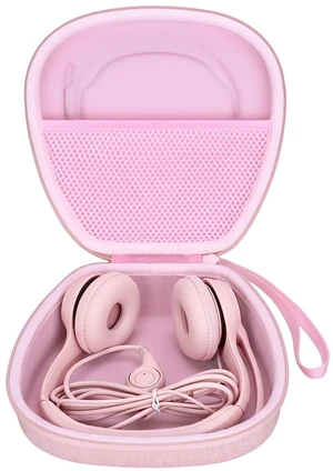 Hard Case Compatible with Logitech H390, H430, H570e, Zone 300, Zone 301 or JLab Go Work, JIAMQISHI, EAGLEND Headset, Pink(Case Only) Hard Case Compatible with Logitech H390, H430, H570e, Zone 300, Zone 301 or JLab Go Work, JIAMQISHI, EAGLEND Headset, Pink(Case Only)