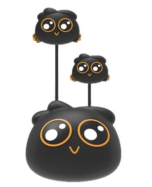 Jellie Drops Wired Earbuds for Kids, Featuring Colorful Characters. Silicone Storage case, 3.5mm aux, USB C Adapter, Volume Control, School Ready, Cute, Lightweight, and Compact. (Black) Jellie Drops Wired Earbuds for Kids, Featuring Colorful Characters. Silicone Storage case, 3.5mm aux, USB C Adapter, Volume Control, School Ready, Cute, Lightweight, and Compact. (Black)