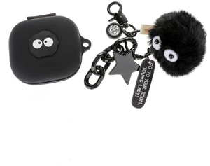 Case for Beats Fit Pro Earbuds, Cartoon Silicone Charging Case Protective Cover with Cute Doll Keychain Anti-Lost Lanyard for Beats Fit Pro Wireless Headphones (BKelf) Case for Beats Fit Pro Earbuds, Cartoon Silicone Charging Case Protective Cover with Cute Doll Keychain Anti-Lost Lanyard for Beats Fit Pro Wireless Headphones (BKelf)
