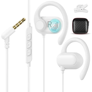 Open Ear Headphone Over Ear Hook 3.5mm Wired Earbuds for Chromebook School Adjustable Hifi Jack Earphone Computer PC Headset with Mic for Samsung A15 for Moto G Stylus Power Pure Travel Airplane Kids Open Ear Headphone Over Ear Hook 3.5mm Wired Earbuds for Chromebook School Adjustable Hifi Jack Earphone Computer PC Headset with Mic for Samsung A15 for Moto G Stylus Power Pure Travel Airplane Kids