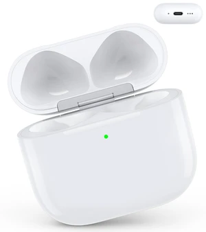 Wireless Charging Case Compatible with AirPods 4 (USB-C Port) Replacement Case with Bluetooth Pairing Sync Button, Earbuds Not Included Wireless Charging Case Compatible with AirPods 4 (USB-C Port) Replacement Case with Bluetooth Pairing Sync Button, Earbuds Not Included