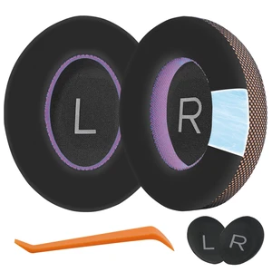 Cushions Upgraded Replacement Ear Pads for Bose 700 Noise Cancelling (NC700) - Cooling Gel Replacement Ear Pads, Ice Silk Fabric Memory Foam, Added Thickness, Extra Durable Ear CushionsBlack/Orange Cushions Upgraded Replacement Ear Pads for Bose 700 Noise Cancelling (NC700) - Cooling Gel Replacement Ear Pads, Ice Silk Fabric Memory Foam, Added Thickness, Extra Durable Ear CushionsBlack/Orange