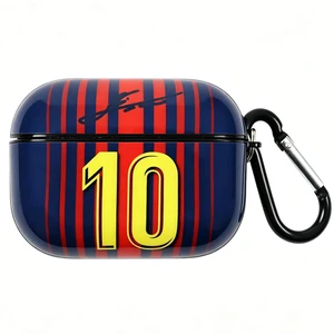 No. 10 Jersey Bluetooth Headphone Protective Case,Compatible with Apple AirPods Pro 2nd and 1st (Black, Barcelona) No. 10 Jersey Bluetooth Headphone Protective Case,Compatible with Apple AirPods Pro 2nd and 1st (Black, Barcelona)