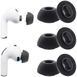 Replacement Ear Tips for AirPods Pro 3(3rd Generation 2025), Medium Memory Foam Earbuds Tips, Fit in The Charging Case, 3 Pairs, Black Replacement Ear Tips for AirPods Pro 3(3rd Generation 2025), Medium Memory Foam Earbuds Tips, Fit in The Charging Case, 3 Pairs, Black