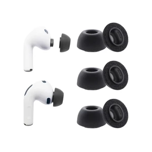 Foam Ear Tips Replacement for AirPods Pro 3 Earbuds, Small Compatible with AirPods Pro 3rd Generation 2025, Fit in The Charging Case, 3 Pairs, Black Foam Ear Tips Replacement for AirPods Pro 3 Earbuds, Small Compatible with AirPods Pro 3rd Generation 2025, Fit in The Charging Case, 3 Pairs, Black