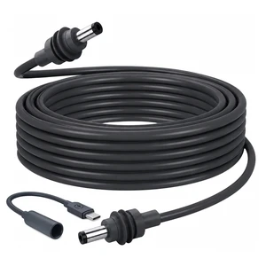 Starlink Mini Cable Kit, 16.4FT/5M 16AWG Cable and USB-C to DC5521 Adapter Includes 16AWG DC cable and 100W USB-C PD adapter; modular 16.4FT/5M kit for RVs, camping and compatible power stations Starlink Mini Cable Kit, 16.4FT/5M 16AWG Cable and USB-C to DC5521 Adapter Includes 16AWG DC cable and 100W USB-C PD adapter; modular 16.4FT/5M kit for RVs, camping and compatible power stations