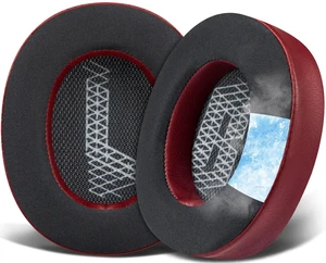 Cooling Gel Replacement Ear Pads for JBL Live 500BT/Live 500 BT Around-Ear Wireless Headphone, Earpads Cushions with Noise Isolation Foam - Burgundy Cooling Gel Replacement Ear Pads for JBL Live 500BT/Live 500 BT Around-Ear Wireless Headphone, Earpads Cushions with Noise Isolation Foam - Burgundy
