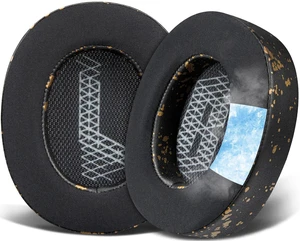 Cooling Gel Replacement Ear Pads for JBL Live 500BT/Live 500 BT Around-Ear Wireless Headphone, Earpads Cushions with Noise Isolation Foam - Black Gold Cooling Gel Replacement Ear Pads for JBL Live 500BT/Live 500 BT Around-Ear Wireless Headphone, Earpads Cushions with Noise Isolation Foam - Black Gold