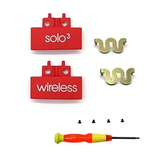 Hinge Replacement for Solo3 Wireless Solo2 Wireless Headphone Hinge Clip Cover + Pin Repair Parts Kits,Durable Repair Kit,As Same As OEM,With Screwdriver and Screws,Red Hinge Replacement for Solo3 Wireless Solo2 Wireless Headphone Hinge Clip Cover + Pin Repair Parts Kits,Durable Repair Kit,As Same As OEM,With Screwdriver and Screws,Red