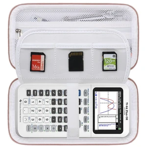 Case for TI-84 Plus CE/TI-84 Evo/TI-84/TI-83 Plus Calculator TI-84 Plus CE/TI-84 Plus/TI-84 Evo/TI-83 Plus/TI-89 Titanium Color Graphing Calculator Hard Carrying Case, White Case for TI-84 Plus CE/TI-84 Evo/TI-84/TI-83 Plus Calculator TI-84 Plus CE/TI-84 Plus/TI-84 Evo/TI-83 Plus/TI-89 Titanium Color Graphing Calculator Hard Carrying Case, White