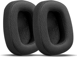 Replacement Ear Pads for Logitech G433 G533 G633 G933 G935 G231 Headphones Premium Ear Cushions Mesh Fabric Ear Cups with Durable Memory Foam for Gaming Headset (Black) Replacement Ear Pads for Logitech G433 G533 G633 G933 G935 G231 Headphones Premium Ear Cushions Mesh Fabric Ear Cups with Durable Memory Foam for Gaming Headset (Black)