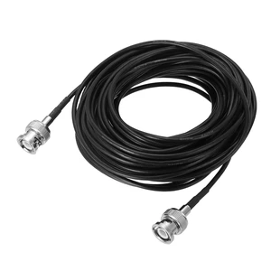 BNC Male to Male Coaxial Jumper Cable 50 Ohm 29.5 Feet RG174 BNC Male to Male Coaxial Jumper Cable 50 Ohm 29.5 Feet RG174
