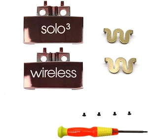 Hinge Replacement for Solo3 Wireless Solo2 Wireless Headphone Hinge Clip Cover + Pin Repair Parts Kits,Durable Repair Kit,As Same As OEM,With Screwdriver and Screws,Rose Gold Hinge Replacement for Solo3 Wireless Solo2 Wireless Headphone Hinge Clip Cover + Pin Repair Parts Kits,Durable Repair Kit,As Same As OEM,With Screwdriver and Screws,Rose Gold