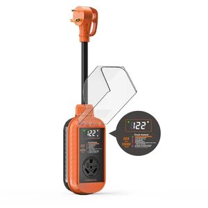 RV Surge Protector with Smart LED Display, 30 amp 10000 Joules RV Circuit Analyzer - Camper Surge Protector with Waterproof Cover, RV Adapter Plug for CampersTravel Trailers (30A) RV Surge Protector with Smart LED Display, 30 amp 10000 Joules RV Circuit Analyzer - Camper Surge Protector with Waterproof Cover, RV Adapter Plug for CampersTravel Trailers (30A)