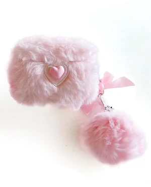 Pink Plush Case for AirPods 4/5, Fluffy Kawaii Cover With Cleaning Kit, Soft Fuzzy Plush Design, Shockproof Protection for Women, Girls, Teens, Birthday Gifts Pink Plush Case for AirPods 4/5, Fluffy Kawaii Cover With Cleaning Kit, Soft Fuzzy Plush Design, Shockproof Protection for Women, Girls, Teens, Birthday Gifts