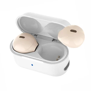 Mini Wireless Bluetooth Earbuds with Microphone,Invisible Bluetooth Headphones for Women and Small Ears with Touch Control, IPX5 Waterprof, Battery Case(Beige) Mini Wireless Bluetooth Earbuds with Microphone,Invisible Bluetooth Headphones for Women and Small Ears with Touch Control, IPX5 Waterprof, Battery Case(Beige)