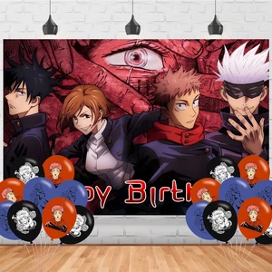 Jujutsu Manga Kaisen Happy Birthday Backdrop Anime Banner Poster for BangtanFans Theme Party Decorations Kaisen Birthday Supplies Background Studio Shoot Photo Props Booth Jujutsu Manga Kaisen Happy Birthday Backdrop Anime Banner Poster for BangtanFans Theme Party Decorations Kaisen Birthday Supplies Background Studio Shoot Photo Props Booth