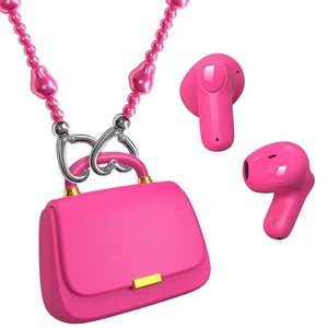 Wireless Earbuds with Mini Handbag Case, 22H Playtime, Hot Pink Bluetooth 5.3, 13mm drivers, touch controls and DIY stickers for music, calls, travel, everyday wear and gifting Wireless Earbuds with Mini Handbag Case, 22H Playtime, Hot Pink Bluetooth 5.3, 13mm drivers, touch controls and DIY stickers for music, calls, travel, everyday wear and gifting
