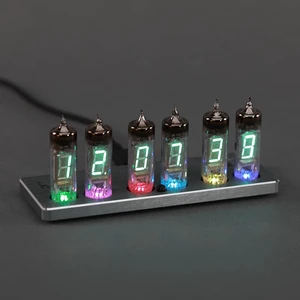 Nixie Tube Clock Digital with WiFi Auto-Sync, Voice Alarm, 15 Color Backlight, 9 Display Effects, Vintage Desk Clock for Home Office Decor Nixie Tube Clock Digital with WiFi Auto-Sync, Voice Alarm, 15 Color Backlight, 9 Display Effects, Vintage Desk Clock for Home Office Decor