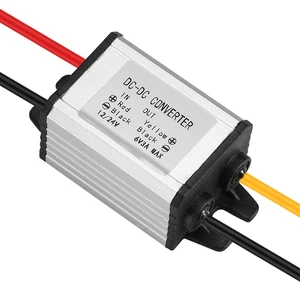 DC-DC Buck Converter 12/24V to 6V 3A 18W Step-Down Voltage Regulator Module Input 8-30V, Adapter, Power Supply & Transformer for Car, Truck, Robotics, LED Lighting and Motors DC-DC Buck Converter 12/24V to 6V 3A 18W Step-Down Voltage Regulator Module Input 8-30V, Adapter, Power Supply & Transformer for Car, Truck, Robotics, LED Lighting and Motors