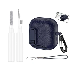 Kickstand Case Compatible with Huawei FreeClip 2 with Safety Lock Keychain & Lanyard and Cleaning kit, Soft TPU and Hard PC, Military Grade Drop Shockproof Full Protection Cover for Women Men Kickstand Case Compatible with Huawei FreeClip 2 with Safety Lock Keychain & Lanyard and Cleaning kit, Soft TPU and Hard PC, Military Grade Drop Shockproof Full Protection Cover for Women Men