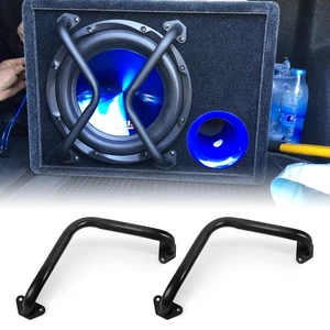 10" Speaker Bar Grill: Matte Black Metal Car Audio Speaker Grill Cover, Subwoofer Grill Cover Protector 10" Speaker Bar Grill: Matte Black Metal Car Audio Speaker Grill Cover, Subwoofer Grill Cover Protector